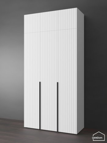 Шкаф с антресолью 1200 мм Linnea MHR-3A-1 2450х1200х510 (Белый-М 11.1.2) в Североуральске - severouralsk.mebel-e96.ru