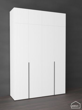 Шкаф с антресолью 1600 мм Linnea MHR-4A-1 2450х1600х510 (Белый-М 11.1.2) в Североуральске - severouralsk.mebel-e96.ru