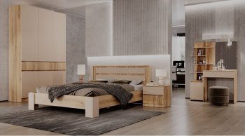 Комод 3 ящика Ленора вотан/Кашемир (Лин) в Североуральске - severouralsk.mebel-e96.ru