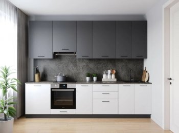 Кухонный гарнитур высокий Лофт 3000 мм (Санвут) в Североуральске - severouralsk.mebel-e96.ru