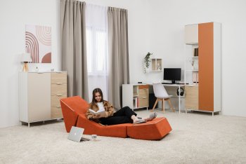 Кресло Марвэл террокотовая (Моби) в Североуральске - severouralsk.mebel-e96.ru