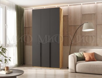 Шкаф 1200 мм Марвэл крафт/графит (Миф) в Североуральске - severouralsk.mebel-e96.ru