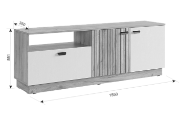 Стенка Моди К1 (Мебельсон) в Североуральске - severouralsk.mebel-e96.ru