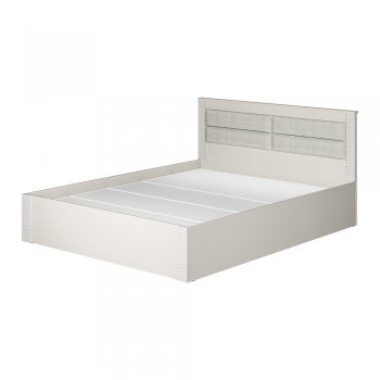 Кровать двуспальная Монако КР-16 кашемир (БТС) в Североуральске - severouralsk.mebel-e96.ru