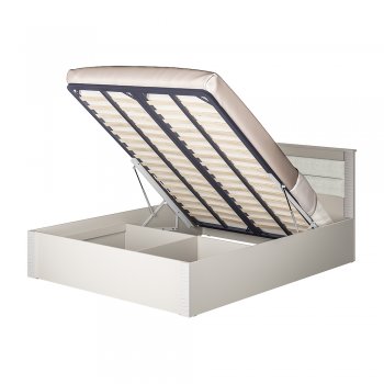 Кровать с подъемным механизмом Монако КР-16 Кашемир (БТС) в Североуральске - severouralsk.mebel-e96.ru