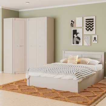 Спальный гарнитур Монако Кашемир (модульный) (БТС) в Североуральске - severouralsk.mebel-e96.ru