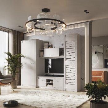 Стенка Монако Кашемир комп.3 (модульная) (БТС) в Североуральске - severouralsk.mebel-e96.ru