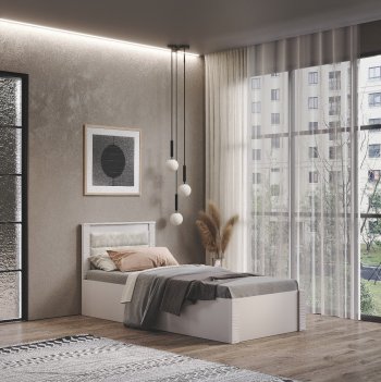 Кровать Монако КР-17 кашемир (БТС) в Североуральске - severouralsk.mebel-e96.ru