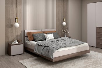 Спальный гарнитур Ника, модульный (Зарон) в Североуральске - severouralsk.mebel-e96.ru