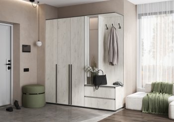 Прихожая Норд+Шкаф 1200, крафт белый (Миф) в Североуральске - severouralsk.mebel-e96.ru