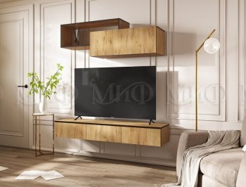 Стенка Норд-2 дуб крафт (Миф) в Североуральске - severouralsk.mebel-e96.ru
