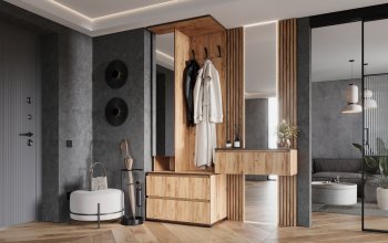 Прихожая+Тумба с зеркалом Норд (Миф) в Североуральске - severouralsk.mebel-e96.ru