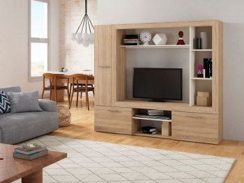 Стенка OSKAR3 дуб сонома (Генезис) в Североуральске - severouralsk.mebel-e96.ru