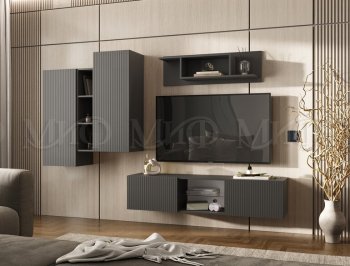 Стенка Оскар графит (Миф) в Североуральске - severouralsk.mebel-e96.ru