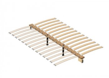 Кровать из массива Грация-1 Льняной (БМ) в Североуральске - severouralsk.mebel-e96.ru