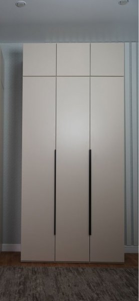 Шкаф 1200 мм Пальма с антресолью, Сатин (ДСВ) в Североуральске - severouralsk.mebel-e96.ru