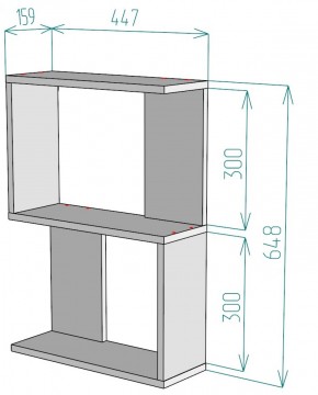 Полка S28 (ЯАС) в Североуральске - severouralsk.mebel-e96.ru