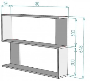 Полка S32 (ЯАС) в Североуральске - severouralsk.mebel-e96.ru