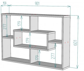 Полка S40 (ДМ) в Североуральске - severouralsk.mebel-e96.ru