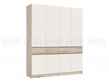 Спальный гарнитур Роджина крафт серый/кашемир, модульный (Миф) в Североуральске - severouralsk.mebel-e96.ru