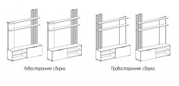 Стенка Роджина крафт/белый гл. (Миф) в Североуральске - severouralsk.mebel-e96.ru