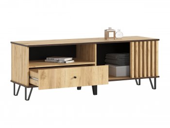 Тумба ТВ (1500) Роджина дуб крафт (Миф) в Североуральске - severouralsk.mebel-e96.ru