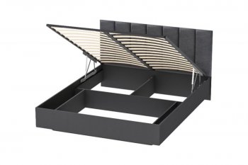 Кровать с подъемным механизмом Шарм (арт.031М1) Антрацит (Диал) в Североуральске - severouralsk.mebel-e96.ru | фото