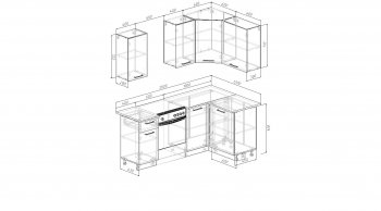 Кухонный гарнитур угловой Муссон 2000*1200 мм (Sanvut) в Североуральске - severouralsk.mebel-e96.ru