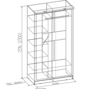 Шкаф-купе Домашний 303 дуб сонома в Североуральске - severouralsk.mebel-e96.ru