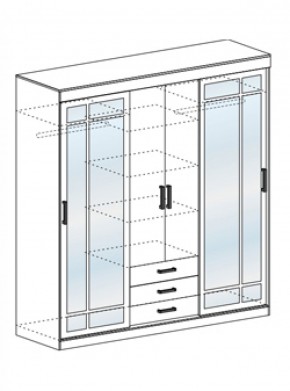 Шкаф-купе Лидер 2К 1700 мм (СтендМ) в Североуральске - severouralsk.mebel-e96.ru