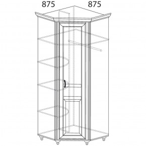 Шкаф угловой Ралли 862 (Яна) в Североуральске - severouralsk.mebel-e96.ru