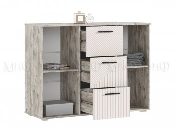 Комод Сильвия, дуб юкон/кашемир (Миф) в Североуральске - severouralsk.mebel-e96.ru