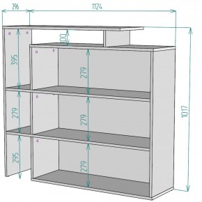 Стеллаж S37 (ДМ) в Североуральске - severouralsk.mebel-e96.ru