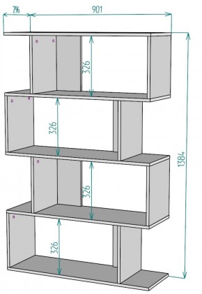 Стеллаж S48 (ДМ) в Североуральске - severouralsk.mebel-e96.ru