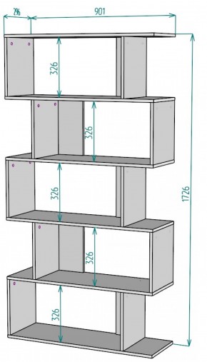 Стеллаж S49 (ДМ) в Североуральске - severouralsk.mebel-e96.ru