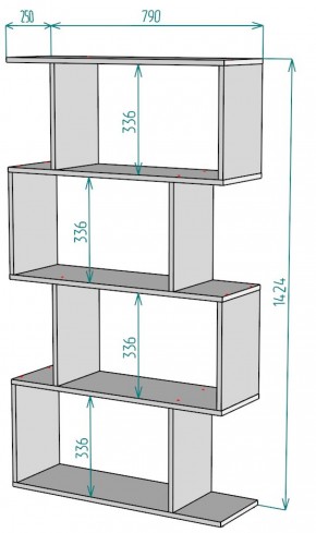 Стеллаж S52 (ЯАС) в Североуральске - severouralsk.mebel-e96.ru