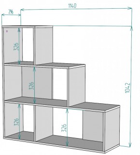 Стеллаж S66 (ДМ) в Североуральске - severouralsk.mebel-e96.ru