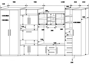 Стенка Вега 2 в Североуральске - severouralsk.mebel-e96.ru