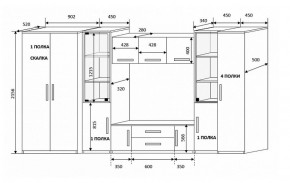 Стенка Вега 3 в Североуральске - severouralsk.mebel-e96.ru