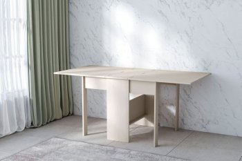 Стол-книжка ЛДСП Бодега белая (Диал) в Североуральске - severouralsk.mebel-e96.ru