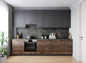 Кухонный гарнитур высокий Трансильвания 3000 мм (Санвут) в Североуральске - severouralsk.mebel-e96.ru