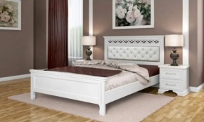 Тумба прикроватная 2ящ.  ГРАЦИЯ (лак) Белый / Белый (БМ) в Североуральске - severouralsk.mebel-e96.ru