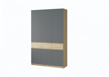 Шкаф 1500 мм Турин крафт/графит (ВВР) в Североуральске - severouralsk.mebel-e96.ru