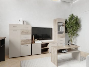 Комод Турин ЛДСП крафт серый/кашемир (ВВР) в Североуральске - severouralsk.mebel-e96.ru