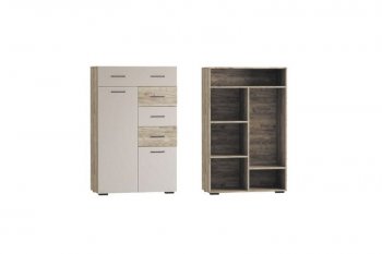 Стенка Турин крафт серый/кашемир, модульная (ВВР) в Североуральске - severouralsk.mebel-e96.ru