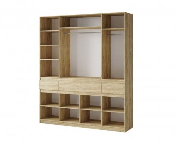 Шкаф 2000 мм Турин ЛДСП крафт серый/кашемир (ВВР) в Североуральске - severouralsk.mebel-e96.ru