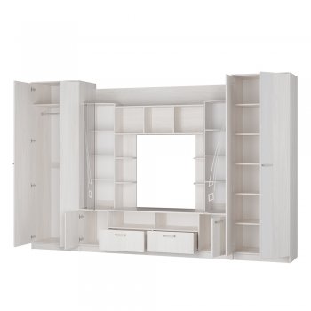 Стенка Венеция ясень белый (БТС) в Североуральске - severouralsk.mebel-e96.ru