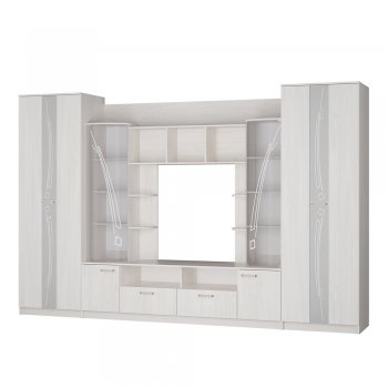 Стенка Венеция ясень белый (БТС) в Североуральске - severouralsk.mebel-e96.ru