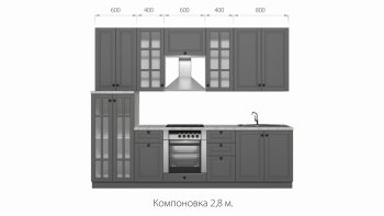 Кухонный гарнитур Верона 2800 мм в Североуральске - severouralsk.mebel-e96.ru