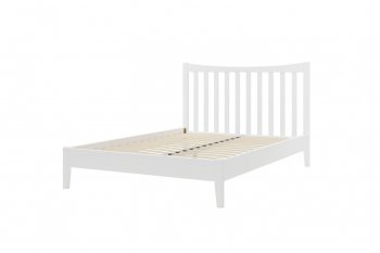 Кровать из массива Виола белый античный (БМ) в Североуральске - severouralsk.mebel-e96.ru